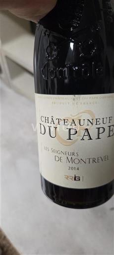 Vallée du Rhône Châteauneuf-du-pape Les Seigneurs de Montrevel 2014