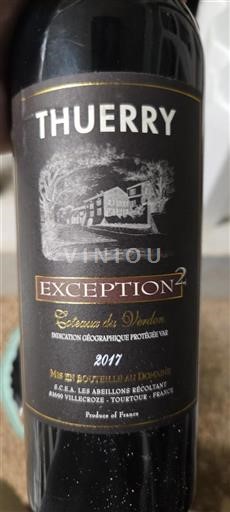Provence, Lower Rhône Valley, Corsica Coteaux du Verdon Domaine Thuerry Exception² 2017