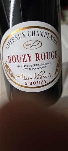 Samppanja Coteaux Champenois Alain Vesselle Bouzy Rouge Ei vuosikertaa