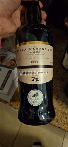 Roussillon Banyuls Grand Cru Cellier des Templiers La Serra 2005