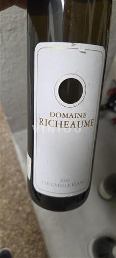 Provence Ospecificerad Domaine Richeaume Columelle Blanc 2016