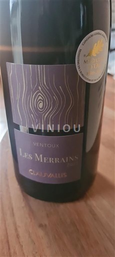 Vale do Ródano Ventoux Domaine Clauvallis Les Merrains 2023