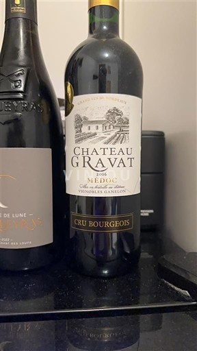 Bordeaux Médoc Cru Bourgeois Château Gravat 2016