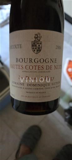 Bourgogne Hautes Côtes de Nuits Domaine Dominique Guyon Les Dames de Vergy 2004