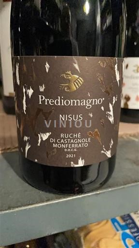 Piamonte Ruché di Castagnole Monferrato Prediomagno Nisus 2021