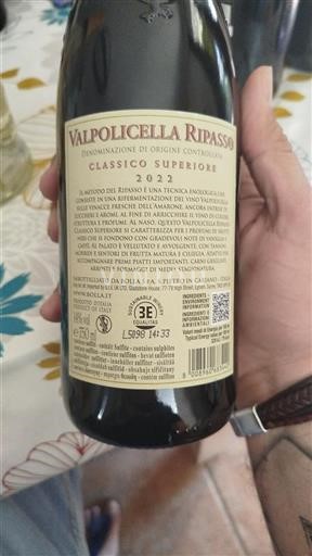 Wines of Veneto Valpolicella Ripasso Bolla 2022