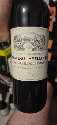 Bordéus Saint-Émilion Grand Cru Grand Cru Château Lapelletrie 2009