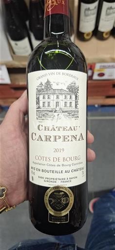 Burdeos Côtes-de-bourg Château Carpena 2019