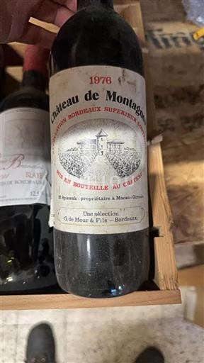 Bordeaux Bordeaux Supérieur Château Montagne 1976
