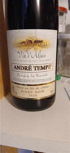 Alsace André Tempé Domaine du Meywih 2020