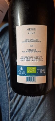 Languedoc and Roussillon Côtes Catalanes Domaine Pagnon Henri 2022