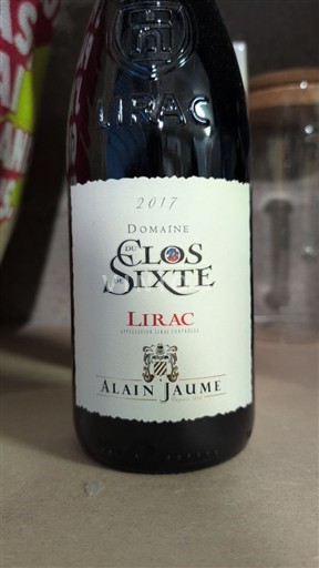Rhônevallei Lirac Domaine Clos de Sixte 2017