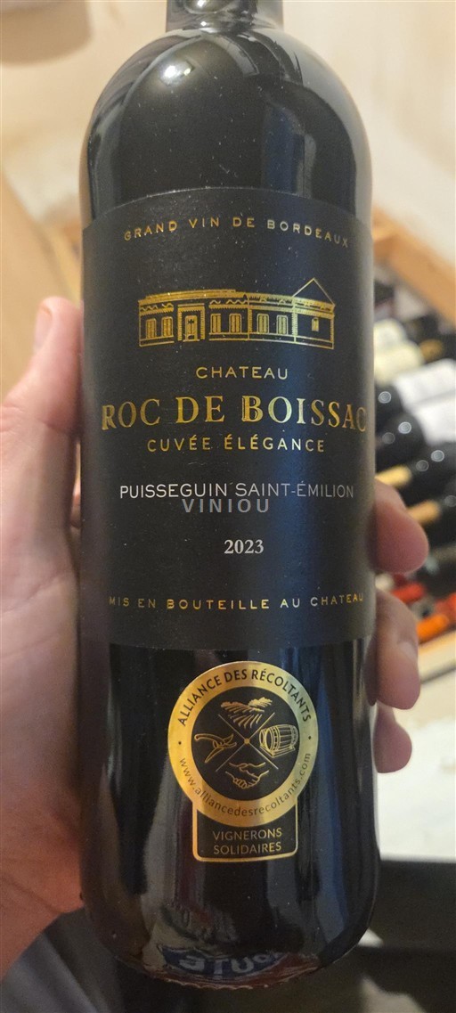 Bordeaux Puisseguin-Saint-Émilion Château Roc de Boissac Élégance 2023