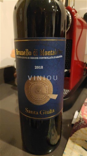Toscana Brunello di Montalcino Santa Giulia 2018