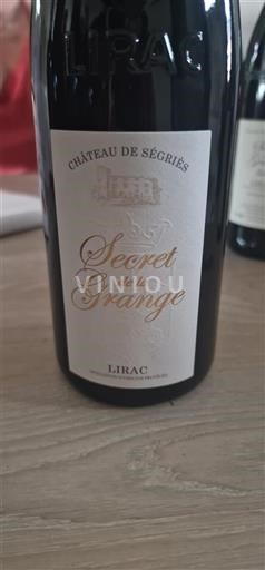 Rhône-dalen Lirac Château Ségriès Secret de la Grange Ikke årgangsbestemt