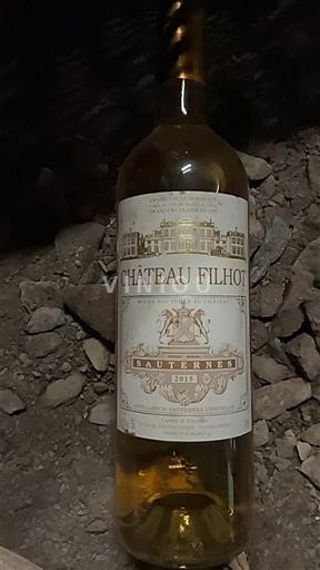 Bordeaux Sauternes Grand Cru Château Filhot 2015