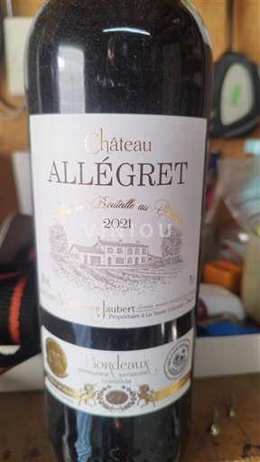 Bordeaux Château Allégret 2021