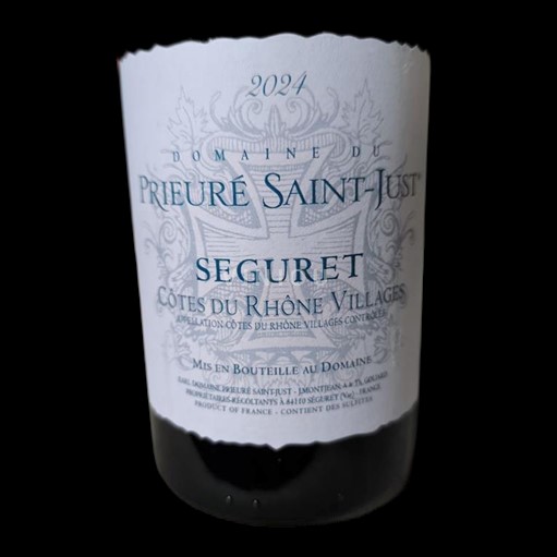 Rona dolina Côtes-du-Rhône-Villages Domaine Prieuré Saint-Just Séguret 2024