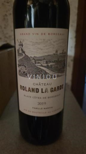 Bordeaux Blaye-côtes-de-bordeaux Château Roland La Garde Tradition 2019