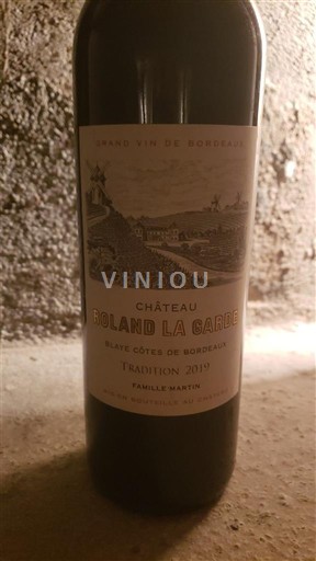 Bordeaux Blaye-côtes-de-bordeaux Château Roland La Garde Tradition 2019