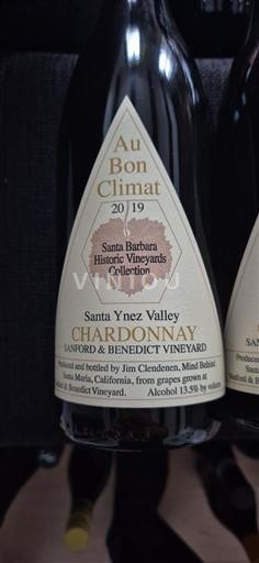 Californiske AVA-er Santa Ynez-dalen Au Bon Climat Sanford & Benedict Vineyard 2019