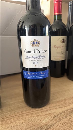 Bordeaux Lussac-saint-émilion Grand Prince 2018