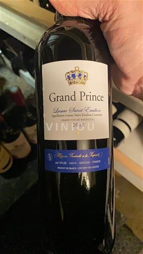 Bordeaux Lussac-Saint-Émilion Grand Prince 2018