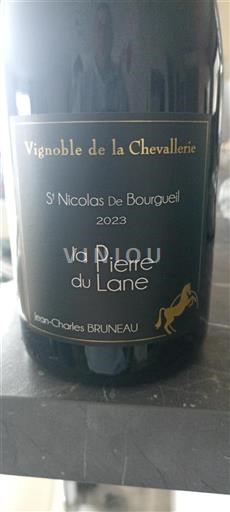 Loirevallei Saint-Nicolas-De-Bourgueil Vignoble de la Chevallerie la Pierre du Lane 2023