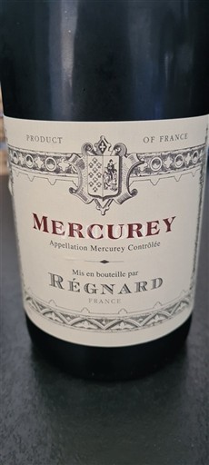 Burgund Mercurey Régnard 2022