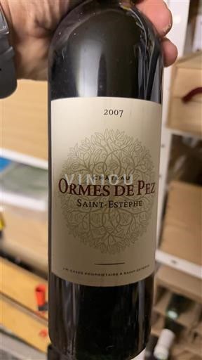 Bordeaux Saint-Estèphe Château Ormes de Pez 2007