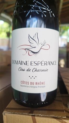 Rhônedalen Côtes du Rhône Domaine Espérance Clos de Charmie 2023
