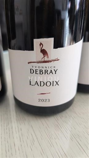 Vin Rouge sec Yvonnick Debray 2023 Francuska Burgundija Ладоа AOC