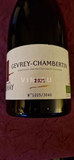 Burgund Gevrey-chambertin Yvonnick Debray 2022