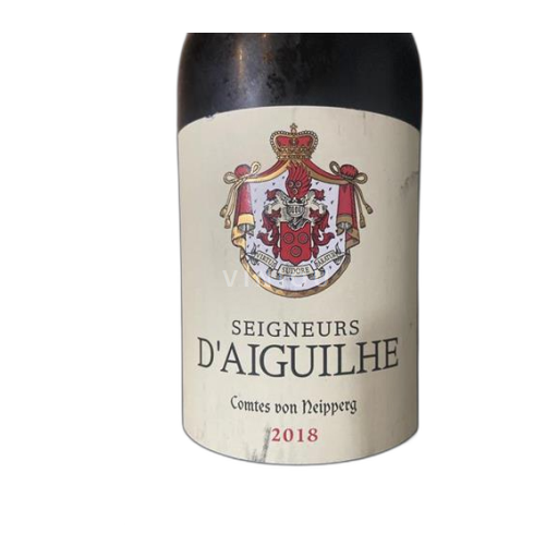 Bordéus Castillon-côtes-de-bordeaux Seigneurs Aiguilhe Comtes von Neipperg 2018