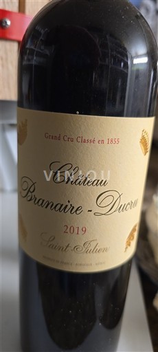 Bordéus Saint-Julien Grand Cru Château Branaire-Ducru 2019