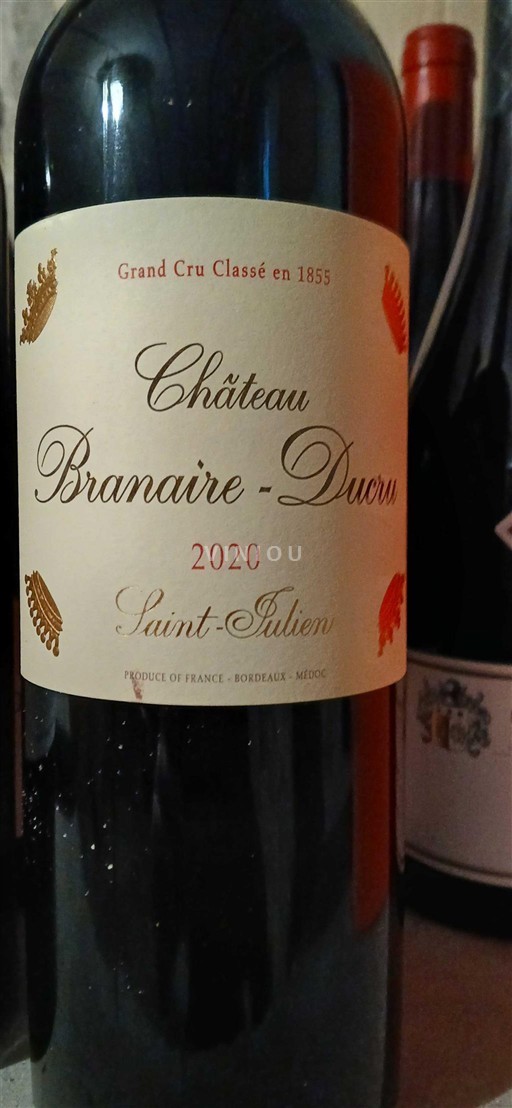 Bordeaux Saint-Julien Grand Cru Château Branaire-Ducru 2020