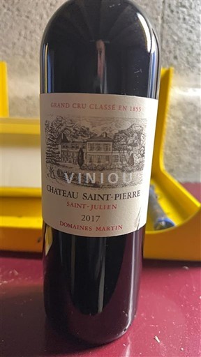 Bordéus Saint-Julien Grand Cru Château Saint-Pierre 2017