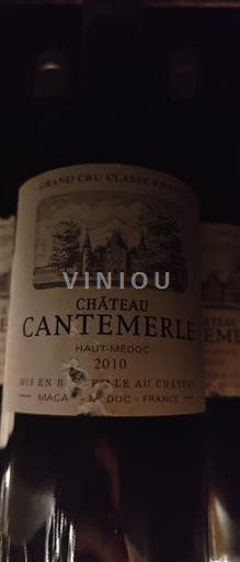 Burdeos Haut-Médoc Grand Cru Château Cantemerle 2010
