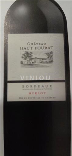 Burdeos Bordeaux Château Haut Fourat Merlot 2021