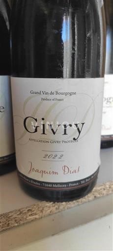 Bourgondië Givry Joaquim Dias 2022