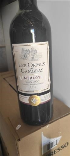Languedoc-Roussillon Pays d'Oc Les Ormes de Cambras Réservée 2019