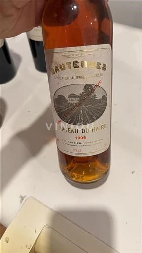 Bordeaux Sauternes Château Haire 1996
