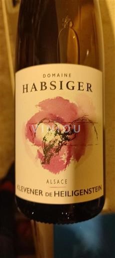 Alsace Heiligensteinin-Klevener Domaine Habsiger 2022