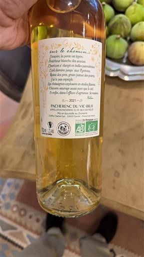 Lounais-Ranska Pacherenc-du-vic-bilh Chiffre Charrier Earl 2021