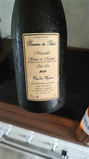 Loiren laakso Muscadet-sèvre-et-maine Domaine Tilleul Vieilles Vignes 2023