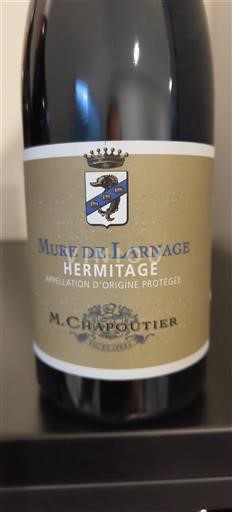 Rhônedalen Hermitage M. Chapoutier Mure de Larnage Icke årgångsbetecknad