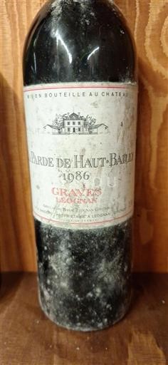 Bordeaux Pessac-Léognan La Parde de Haut-Bailly 1986