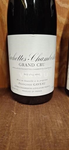Burgundy Ruchottes-Chambertin Grand Cru Françoise Gaveau 2005