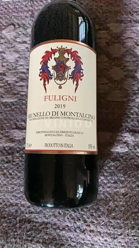 Tuscany Brunello di Montalcino Fuligni 2019