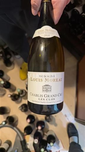 Borgogna Chablis Grand Cru Domaine Louis Moreau Les Clos 2018